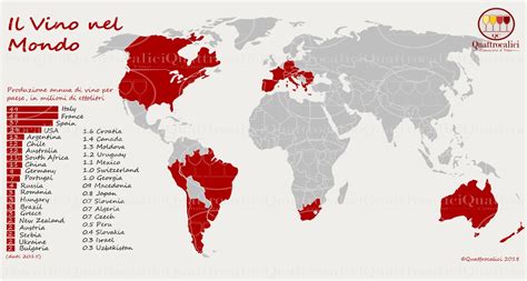 Mappa delle principali regioni produttrici di automobili nel mondo