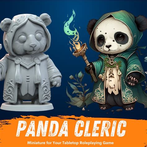 Miniature dei campioni panda