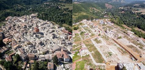Villaggio in fase di ricostruzione
