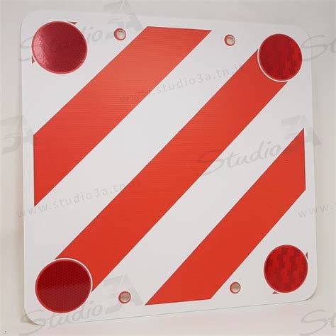 Esempio di pannello omologato per carichi sporgenti