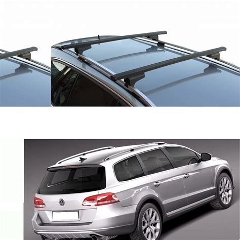 Schema di una Volkswagen Passat B6 Variant con barre portatutto montate