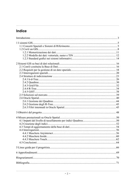 Struttura di una tesi accademica