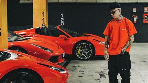 Lazza con Ferrari