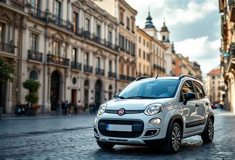 Fiat 500L in un contesto urbano
