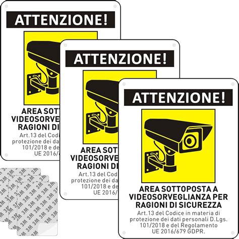 Segnaletica di avviso furto auto