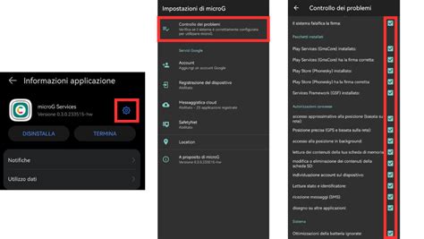 Schermata dell'app SEP su smartphone