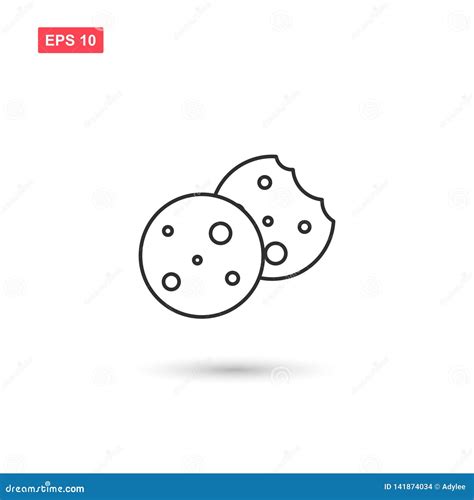 Icona di un biscotto stilizzato, a rappresentare i cookie web