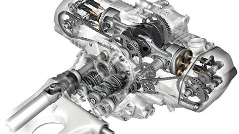 Esploso del motore BMW GS 1200 con evidenziato il carter frizione