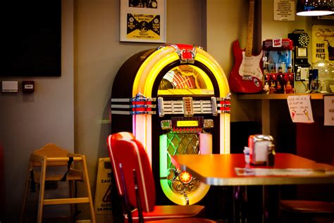 jukebox vintage in un bar americano