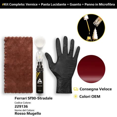 Kit di ritocco completo con accessori