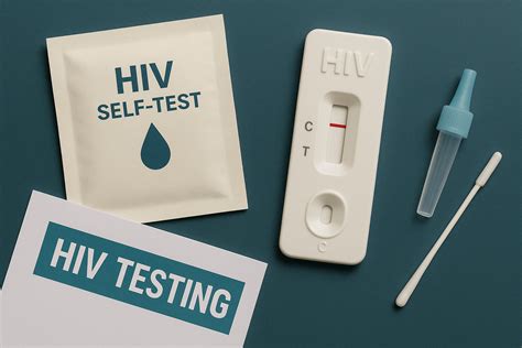 Immagine di un kit per l'autotest HIV