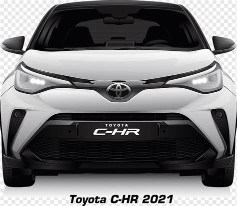 Toyota C-HR front view with PCS sensor highlighted