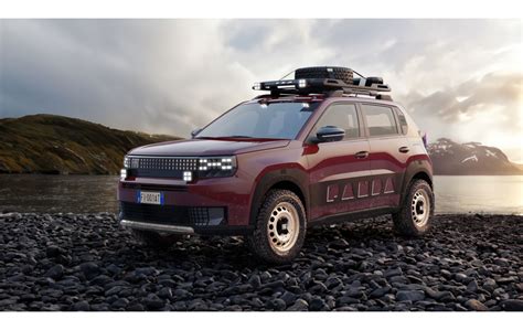 Panda 4x4 in fuoristrada con balestre rinforzate