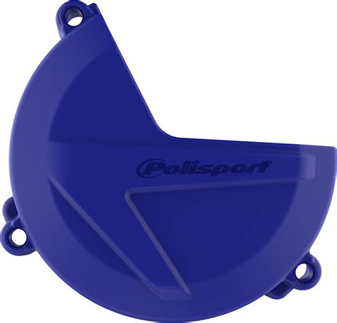 Protezione carter frizione in plastica su moto da cross