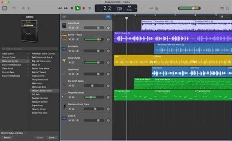 GarageBand interface