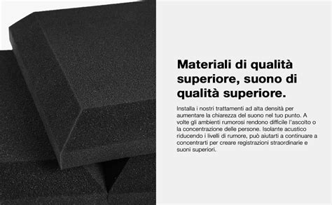 Sezioni trasversali di tappetini fonoassorbenti multistrato