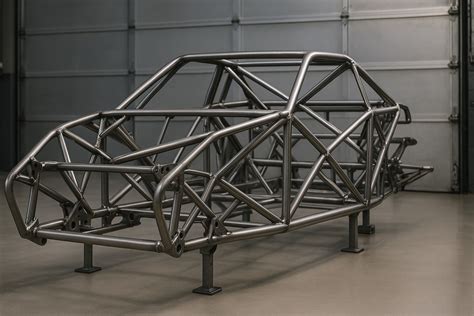 Schema del telaio tubolare dell'Alfa Romeo 33TT3