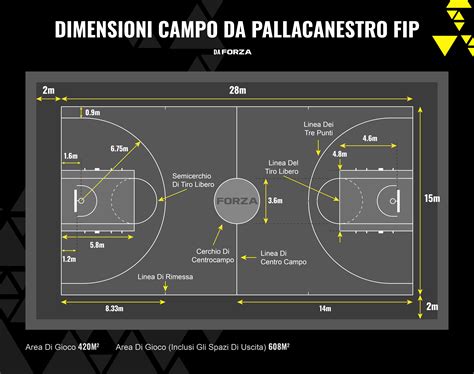Confronto dimensioni canestro NBA e FIBA