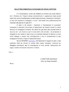 Processo di richiamo veicoli difettosi