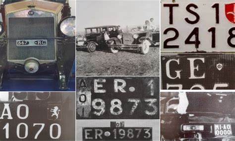Evoluzione delle targhe automobilistiche in Italia