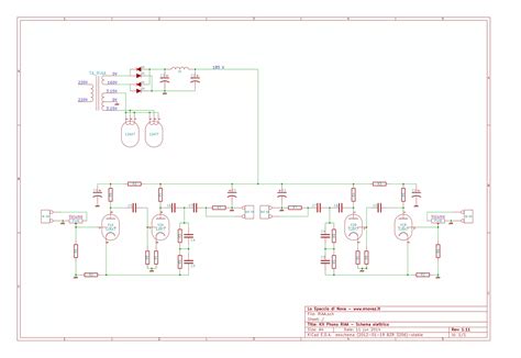 Schema di funzionamento preamplificatore phono