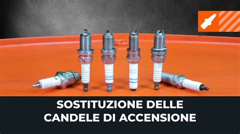 Candele di accensione nuove e usurate per confronto