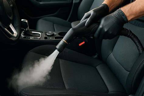 Interni auto puliti a vapore