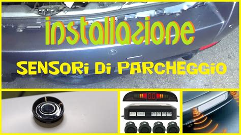 Sensori di parcheggio su paraurti