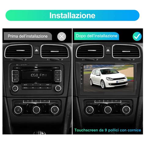 Interno Golf 7 con schermo Discover Media