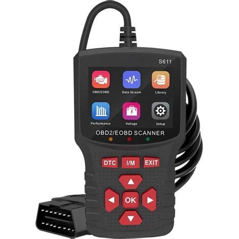 Strumento diagnostico OBD2 collegato al veicolo