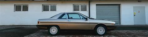 Dettaglio della linea laterale della Lancia Gamma Coupé