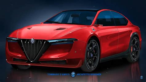 Alfa Romeo Giulia Ibrida Plug-in rendering
