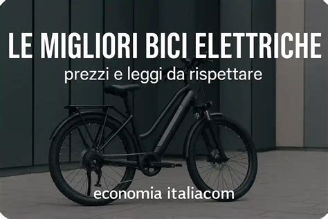 Regolamentazione bici elettriche in Italia