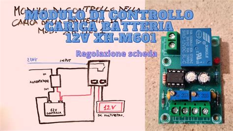 Dettaglio del modulo di controllo con la batteria