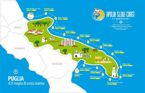 Mappa delle concessionarie auto in Puglia