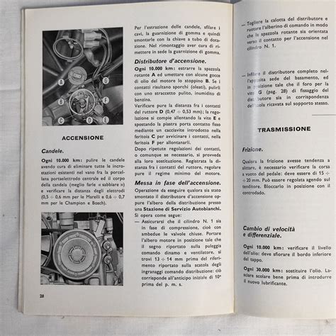 Manuale uso e manutenzione auto
