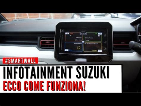 Dettaglio del sistema di infotainment Suzuki Baleno