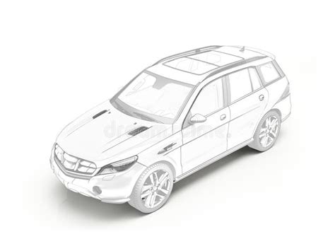 Immagine stilizzata di un SUV
