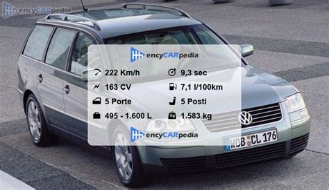 Scheda tecnica Volkswagen Passat B5