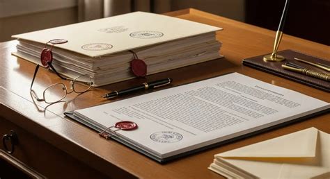 Documenti legali e una penna su una scrivania, simboleggiando la procedura legale