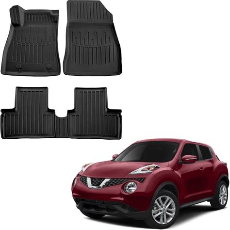 Interno Nissan Juke con tappetini 3D e custodia chiave blu