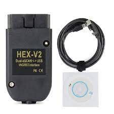 interfaccia software diagnostica VAG-COM con errore airbag