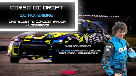 Pilota di drift in azione