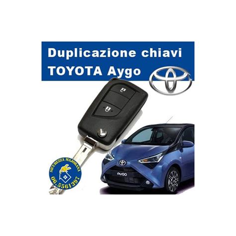 Chiave Toyota Aygo