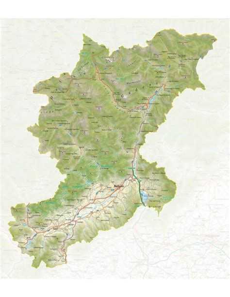 Mappa provincia di Belluno