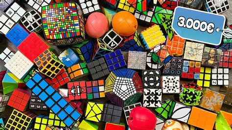 Cubi di Rubik di diverse dimensioni in un assortimento