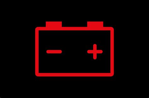 Simbolo spia batteria