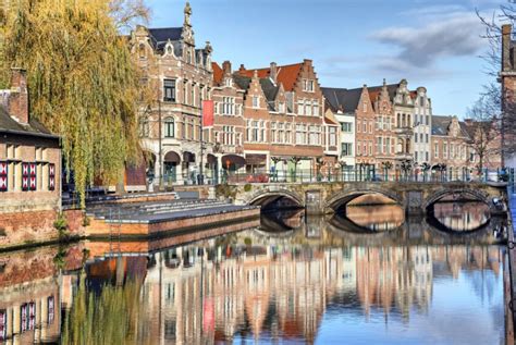 Paesaggio pittoresco delle Fiandre, Belgio