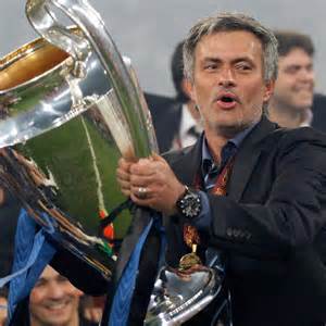 José Mourinho celebra la Champions League