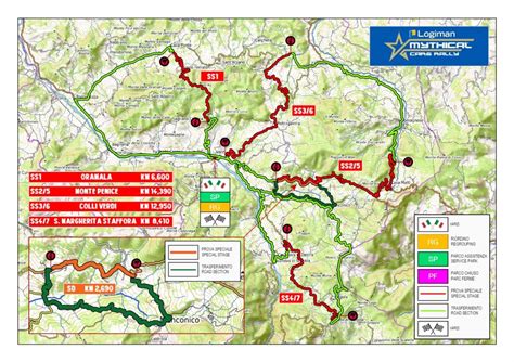 Mappa del Rally di Nysa 2025 con punti di interesse